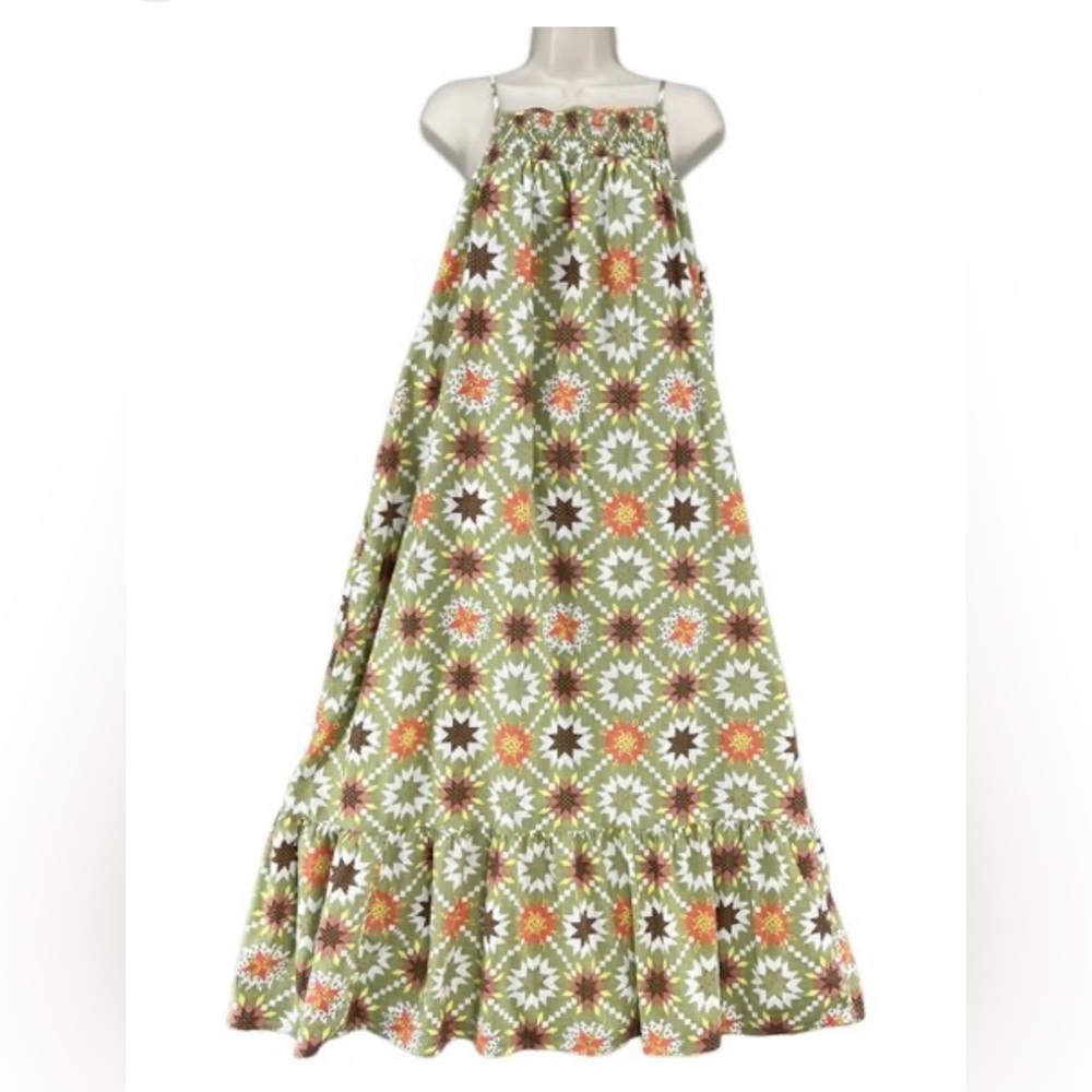 Sleeveless Tiered A Line Summer Dress